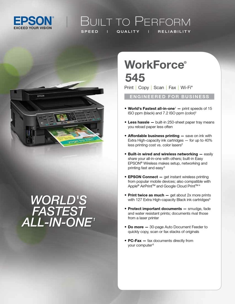 Epson WorkForce 545 User manual