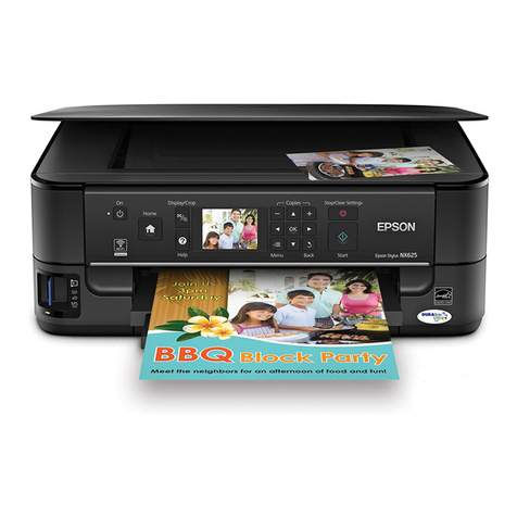 Epson Stylus NX625 Series User manual