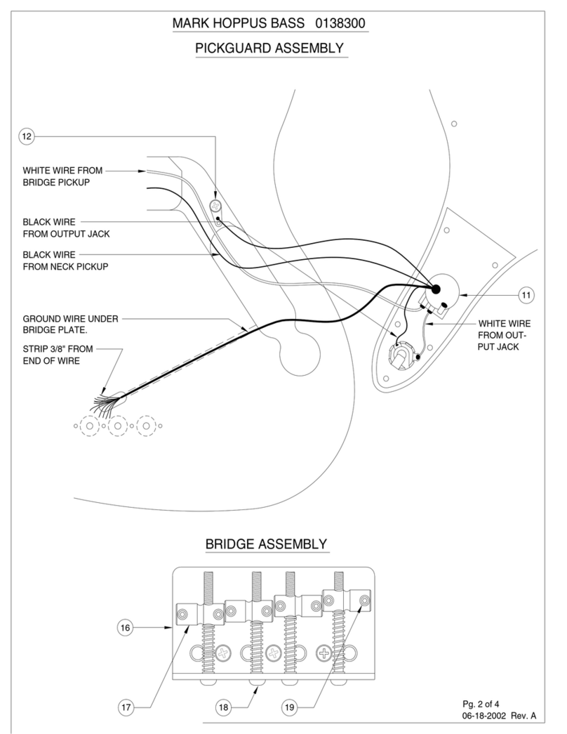 Fender Mark Hoppus Jazz Bass Assembly guide