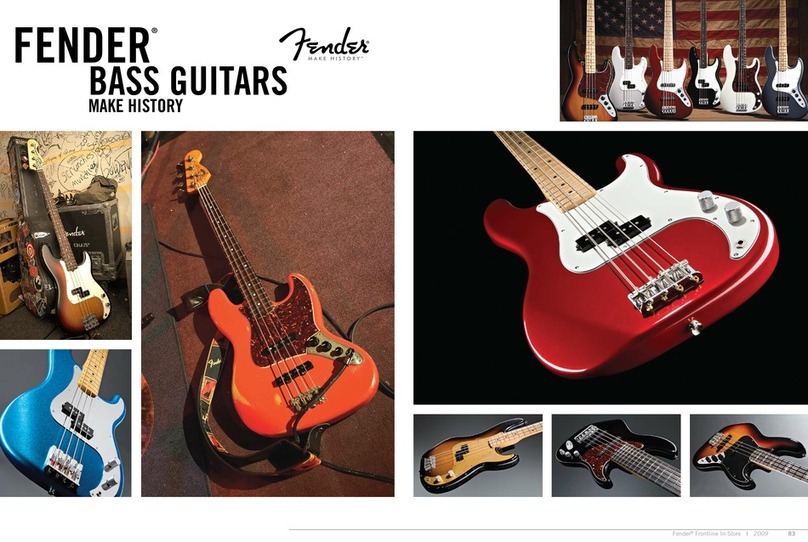 Fender 70s Jazz Bass User manual Fender 70s Jazz Bass User manual