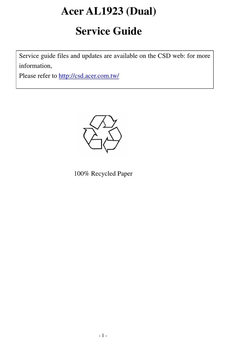 Acer AL1923 User manual