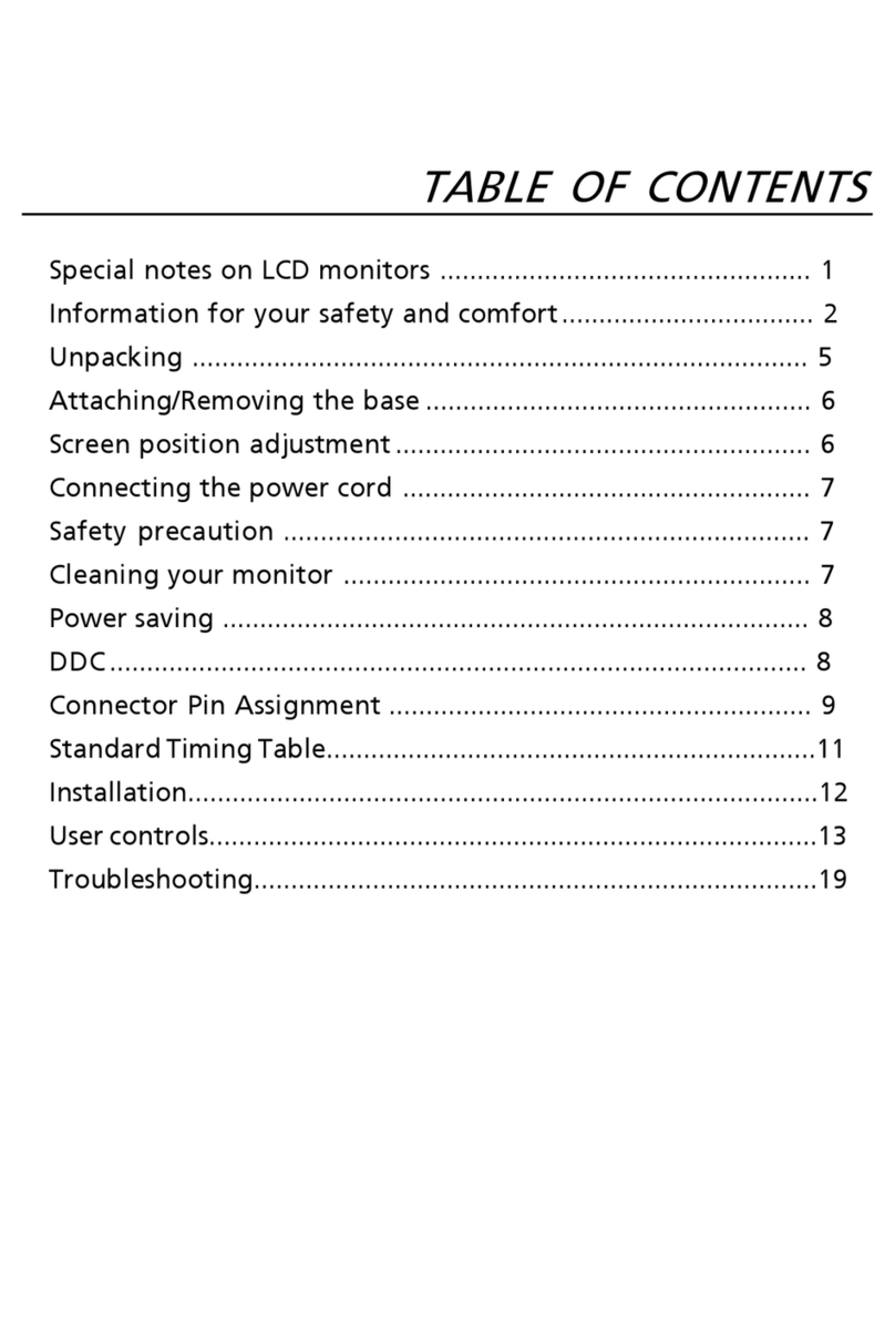 Acer S190WL User manual