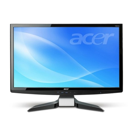 Acer P244W User manual