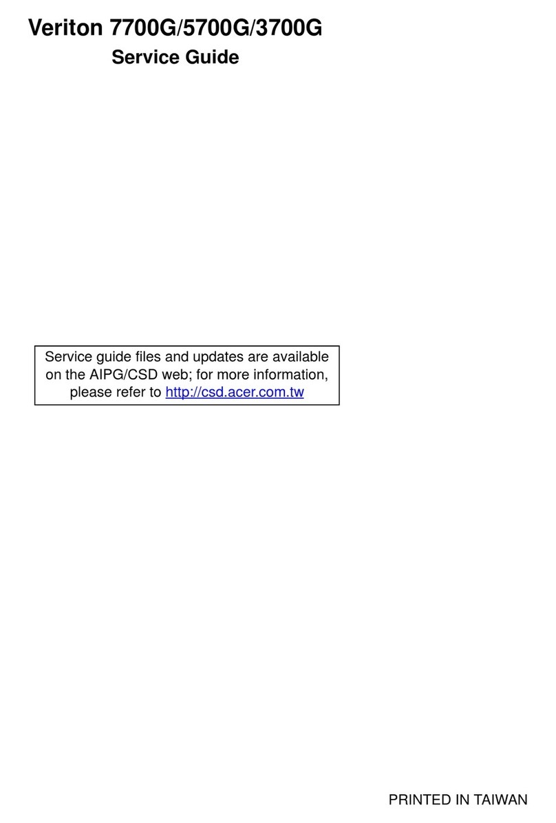 Acer Veriton 3700G User manual
