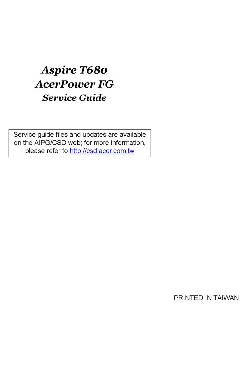 Acer Aspire T680 Service guide