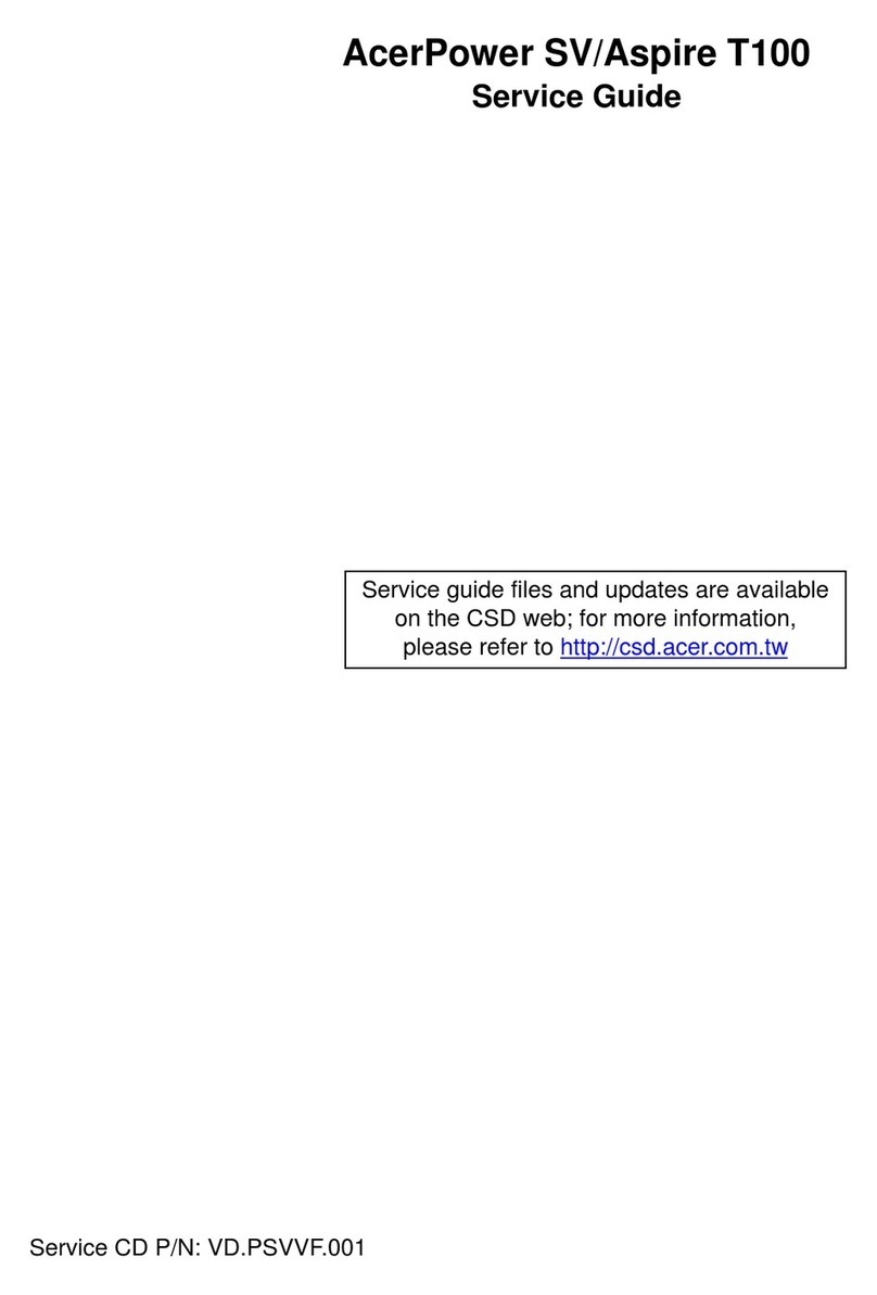 Acer Aspire T100 Service guide