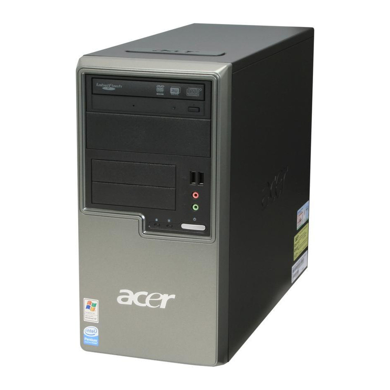 Acer Aspire M1610 User manual