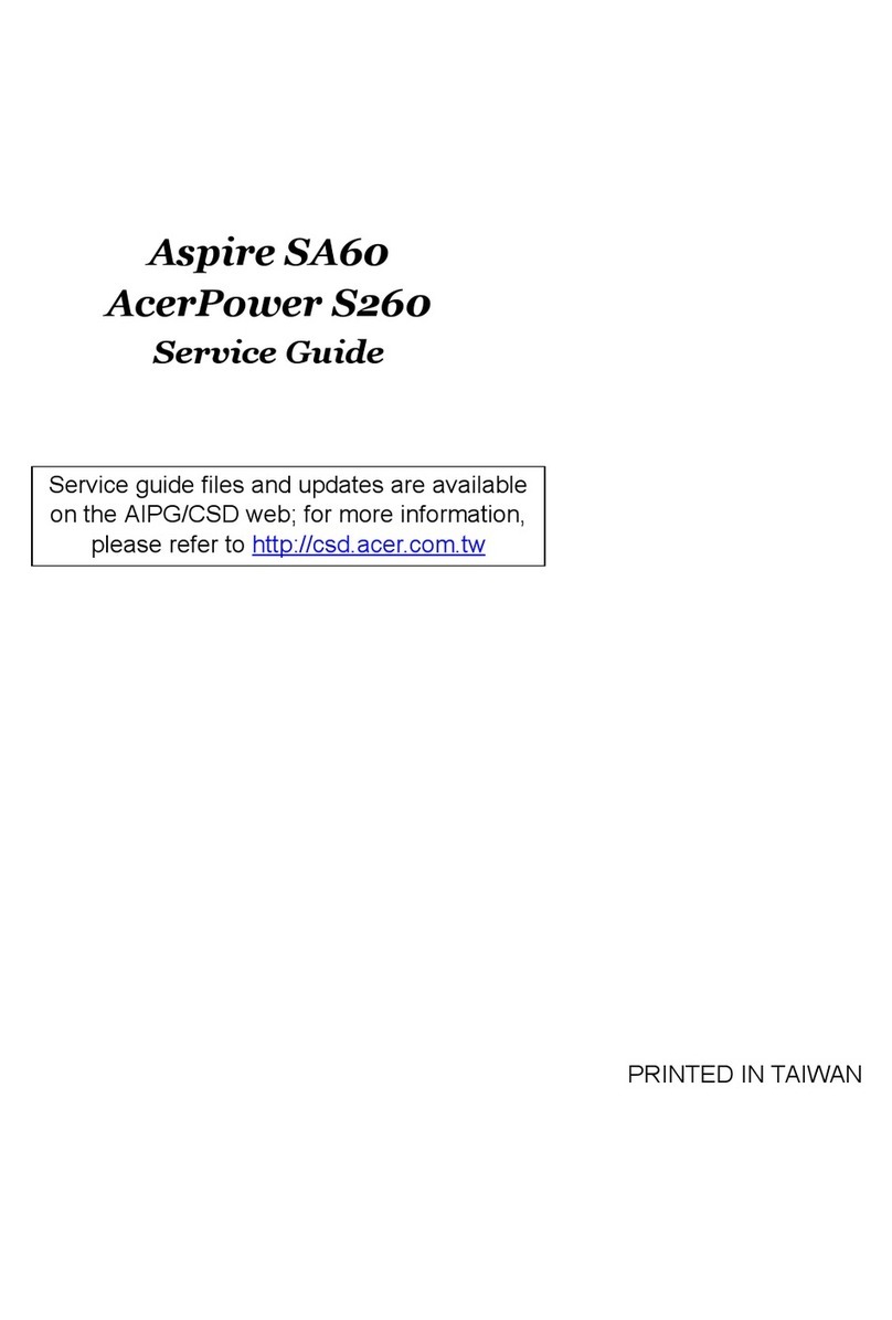Acer Aspire SA60 User manual
