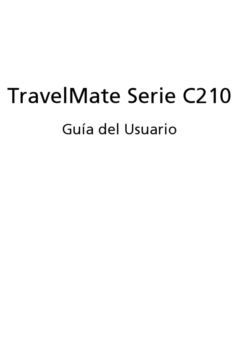 Acer TravelMate C210 Series Quick start guide