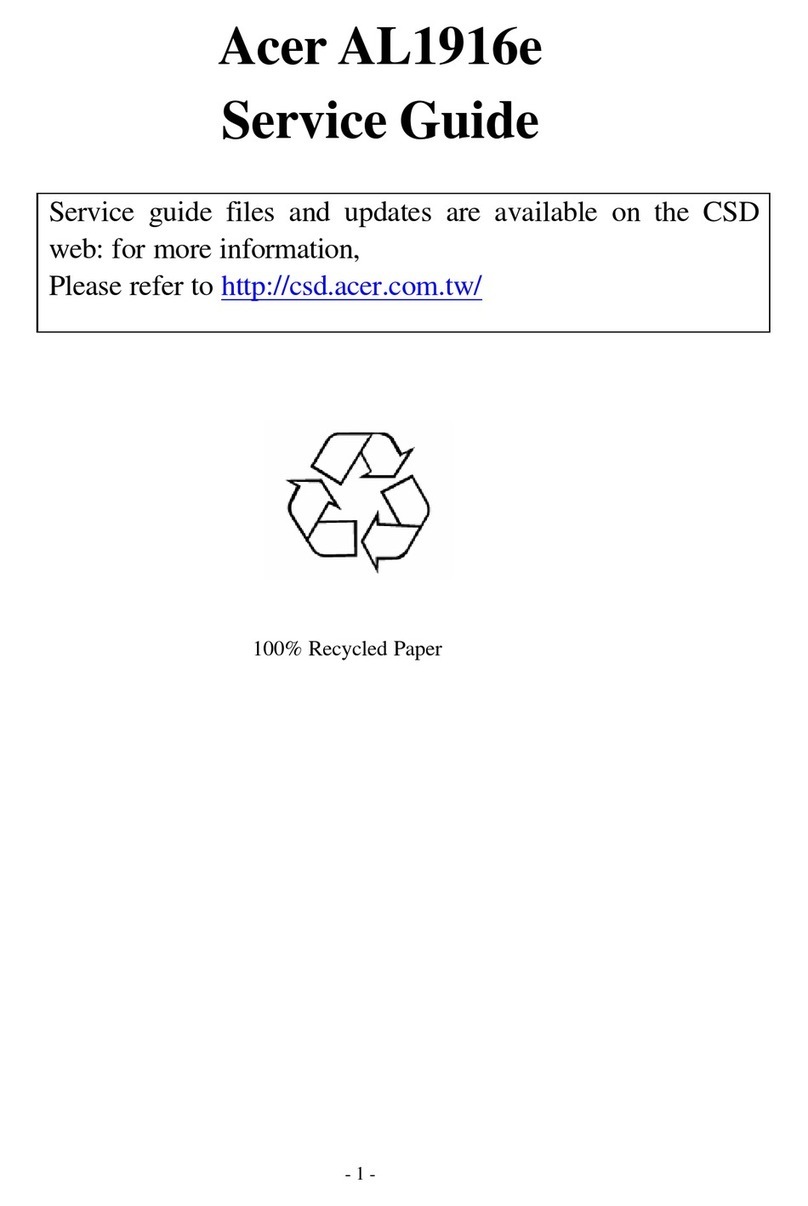 Acer AL1916 User manual