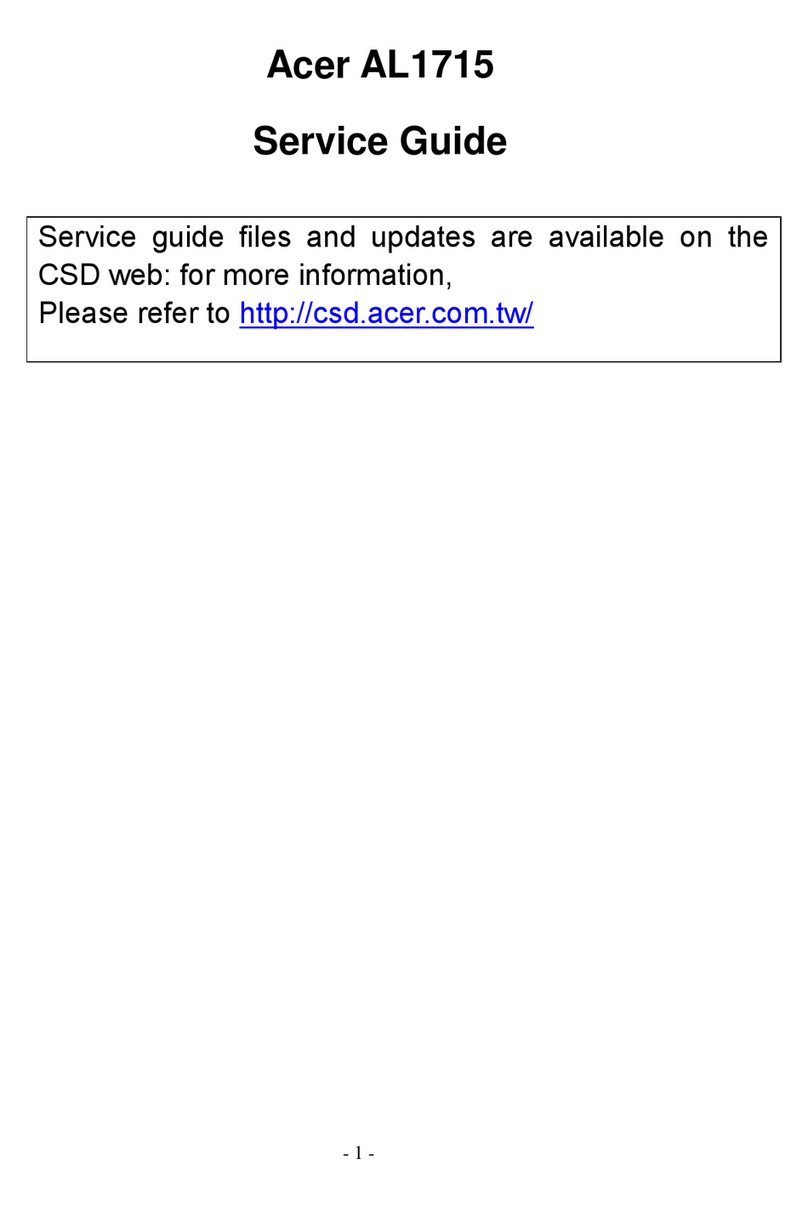 Acer AL1715 User manual