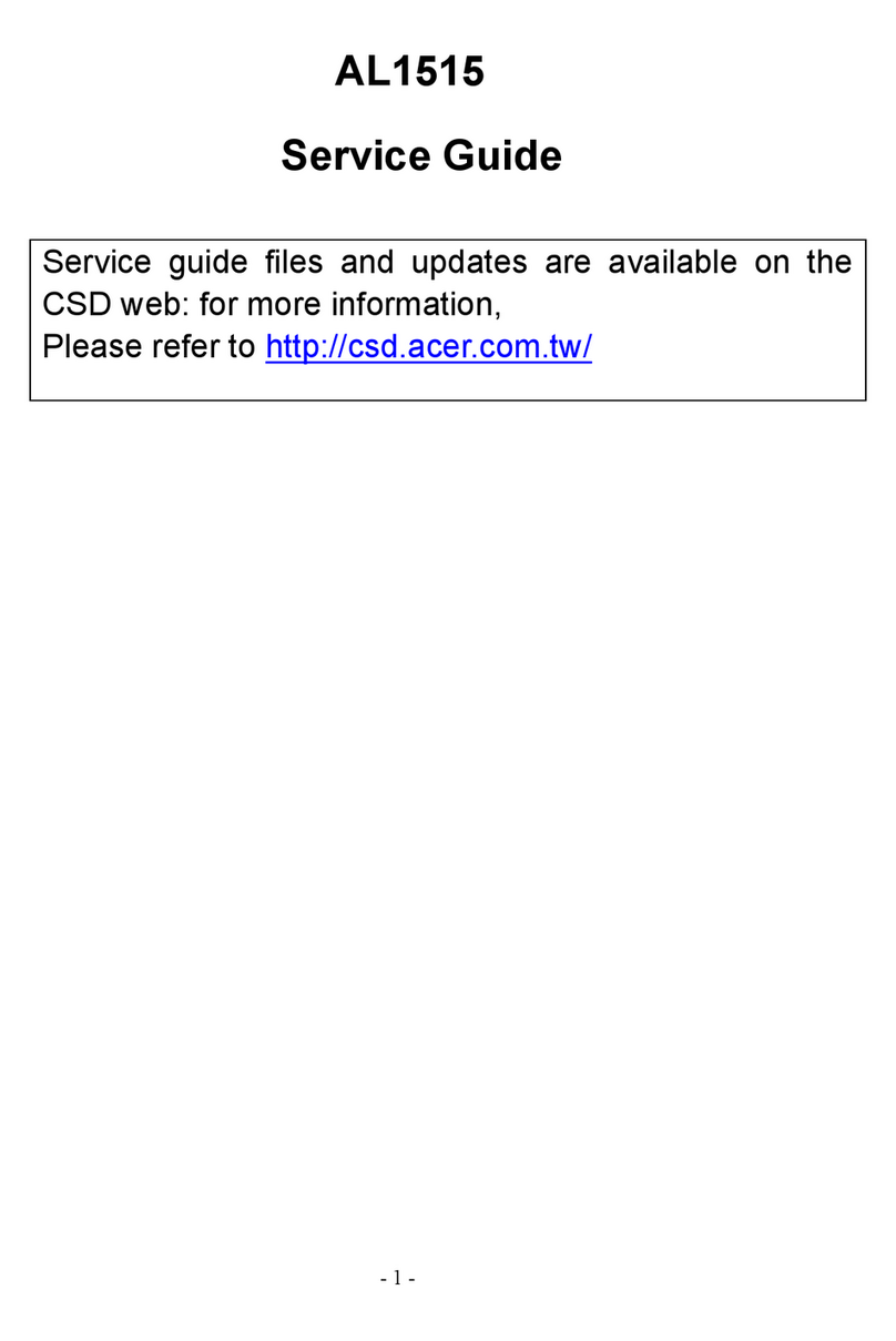 Acer AL1515 User manual