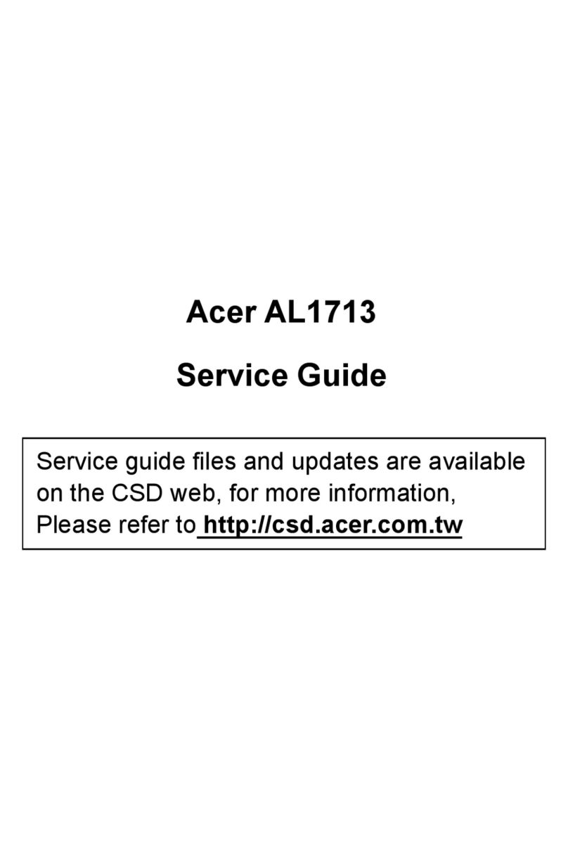 Acer AL1713bm User manual