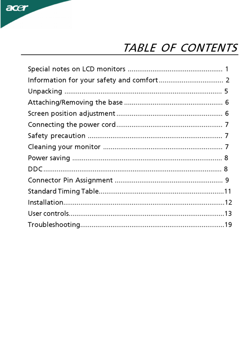 Acer A231HL User manual
