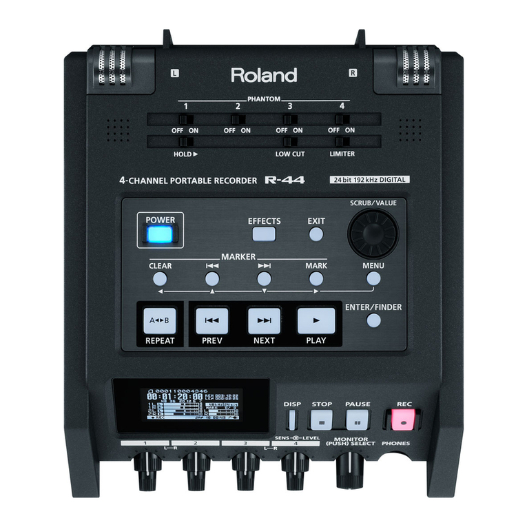 Roland Edirol R-44 Specifications