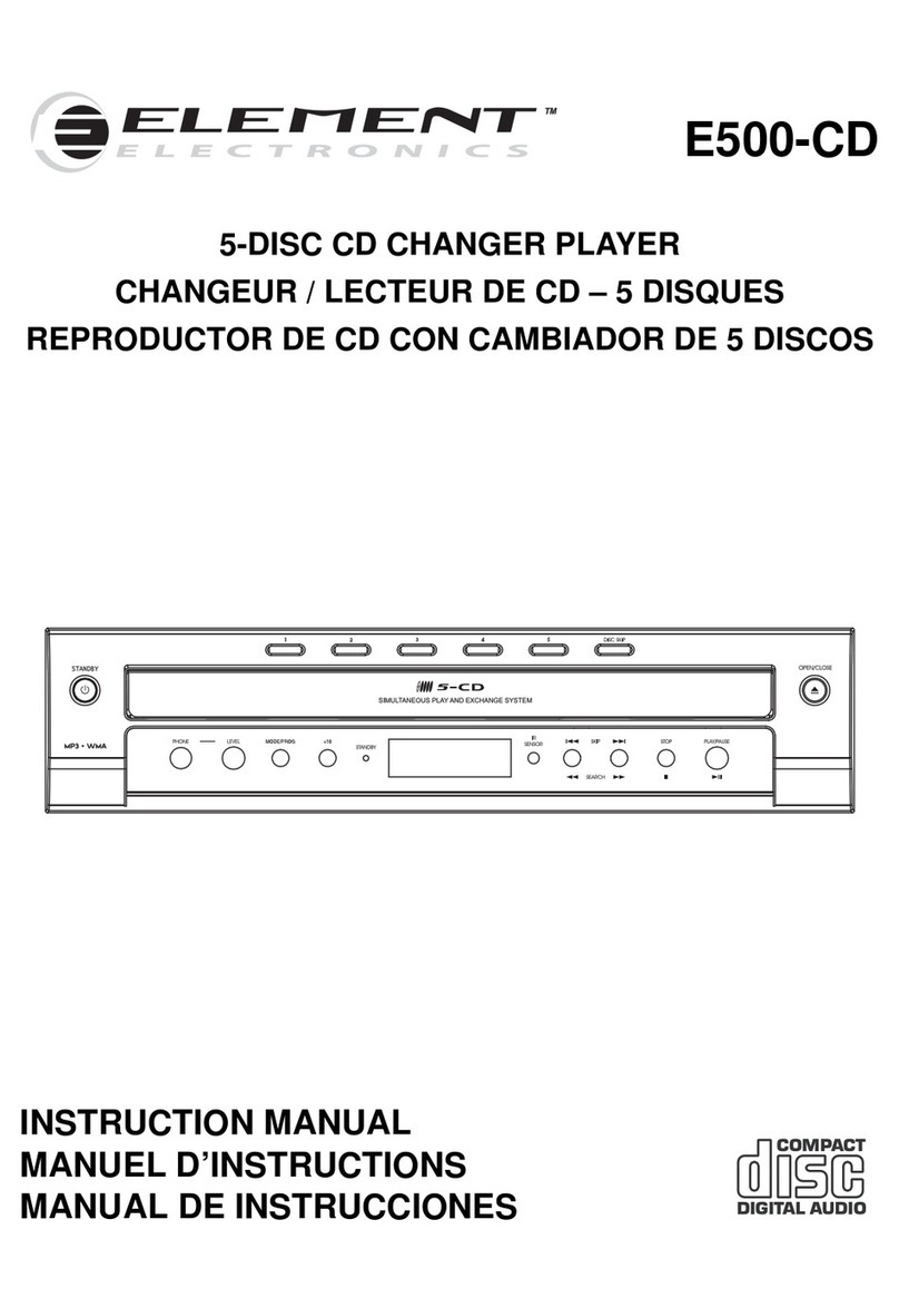 Element E500-CD instruction manual