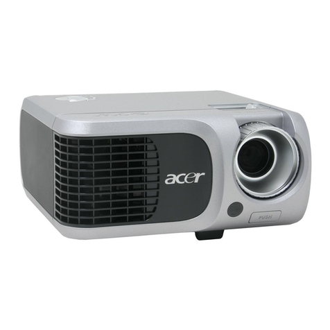 Acer XD1150 Series User manual Acer XD1150 Series User manual