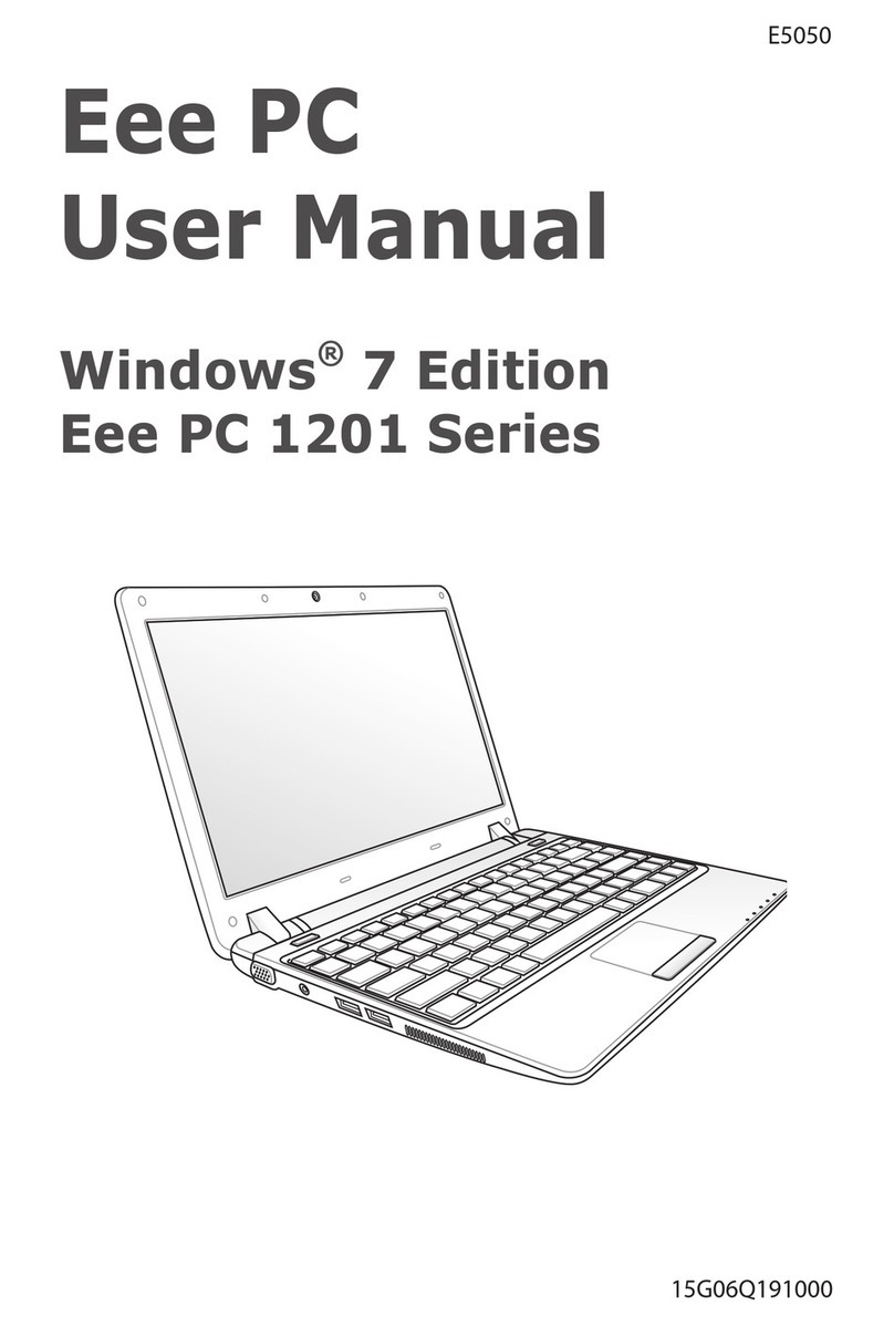 Asus Eee PC 1201N User manual Asus Eee PC 1201N User manual