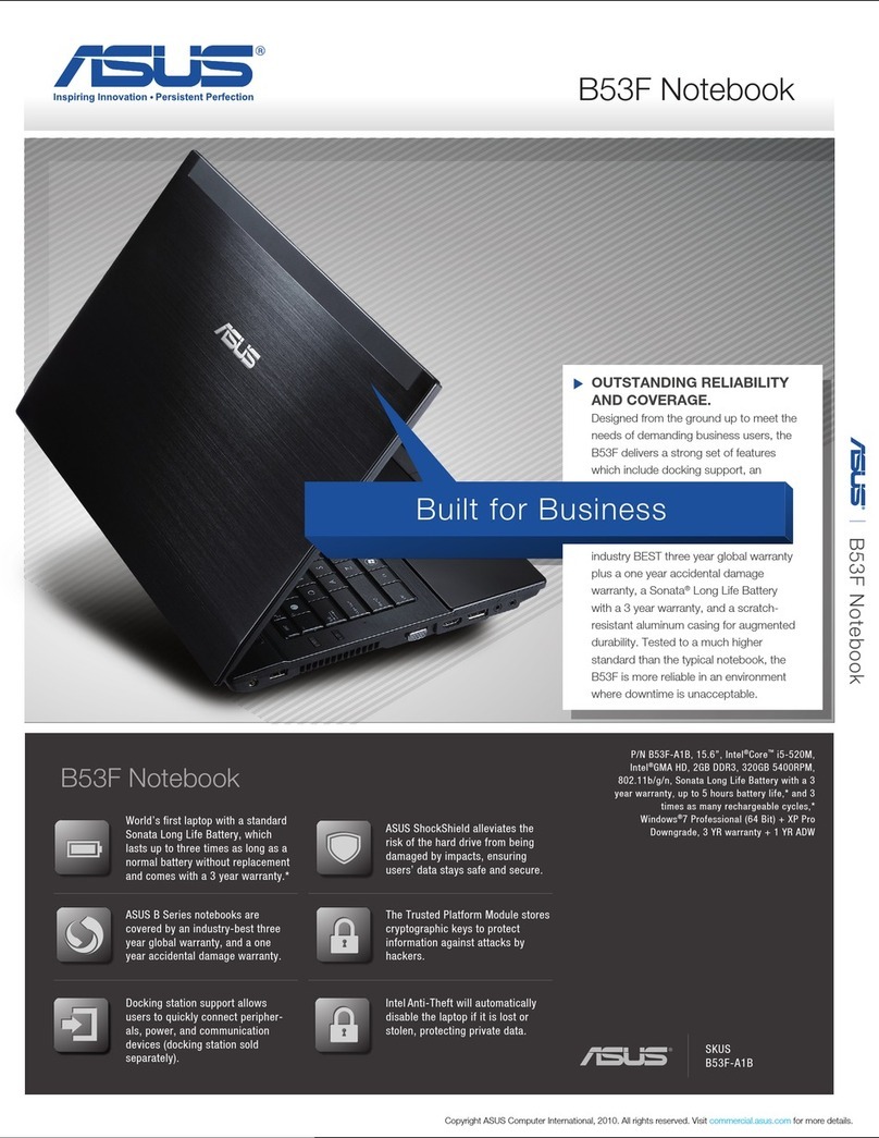 Asus B53F User manual