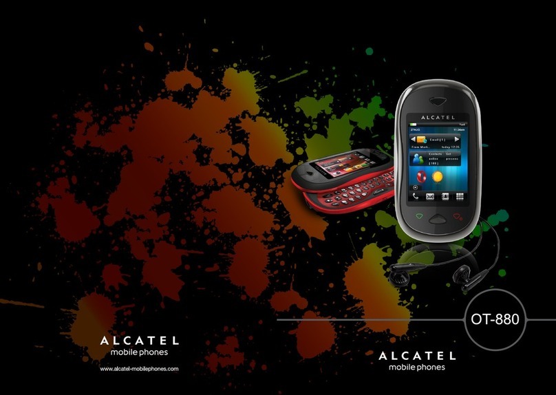 Alcatel OT-880 User manual
