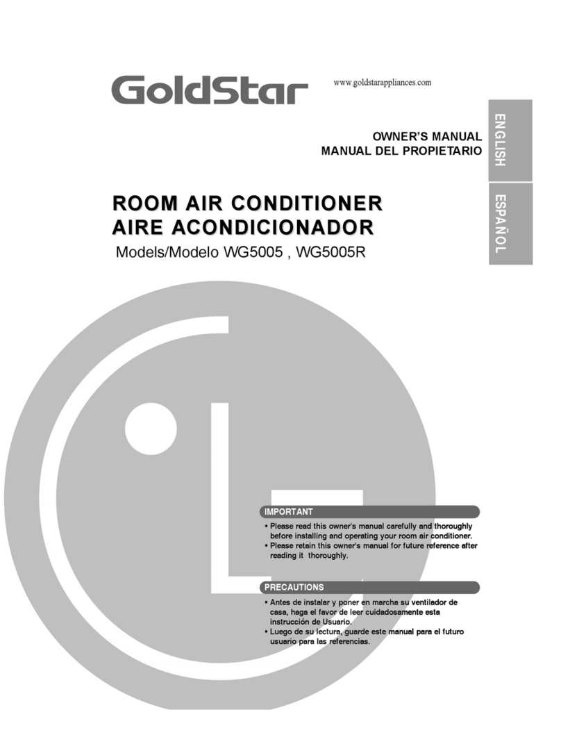 Goldstar WG5005 owner's manual
