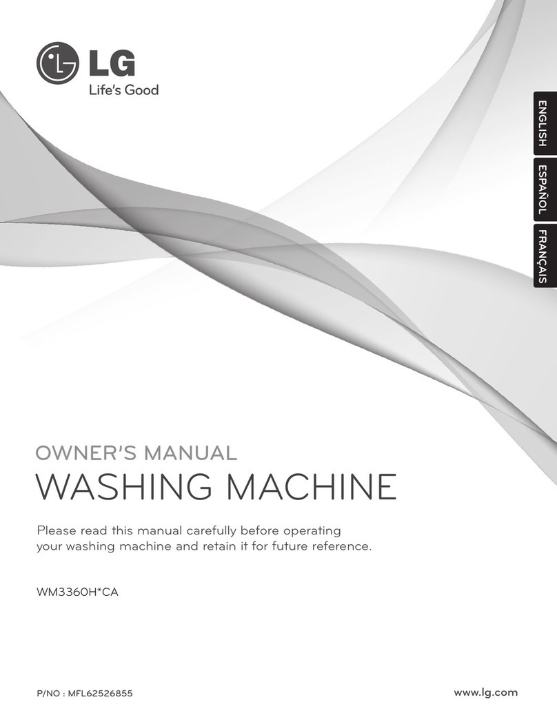 LG SteamWasher WM3360HRCA owner's manual