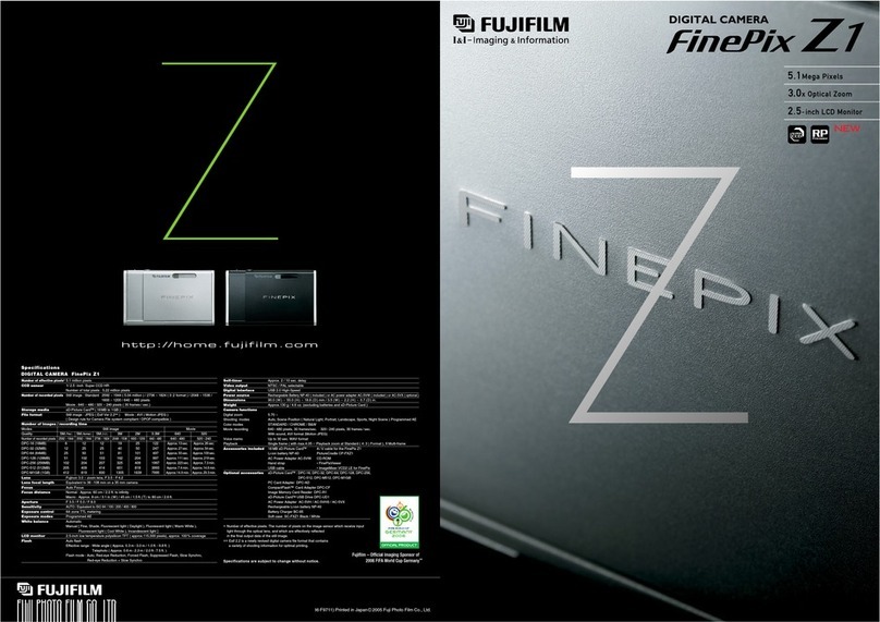FujiFilm FinePix Z1 Specifications
