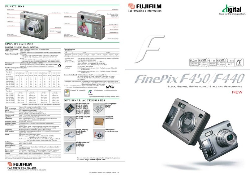 FujiFilm FinePix F440 User manual