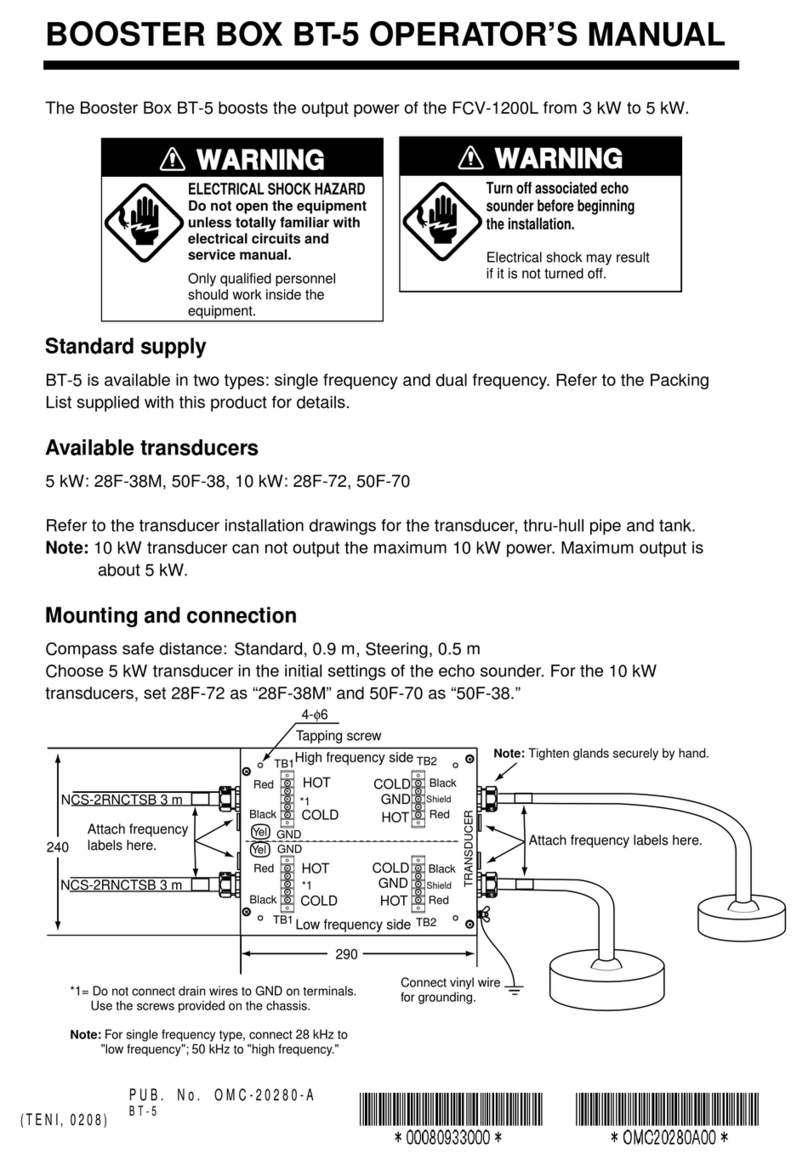 Furuno BT-5 Operator's manual