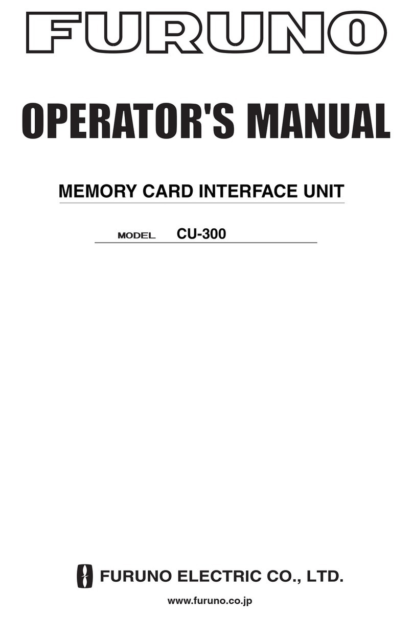 Furuno CU-300 Operator's manual