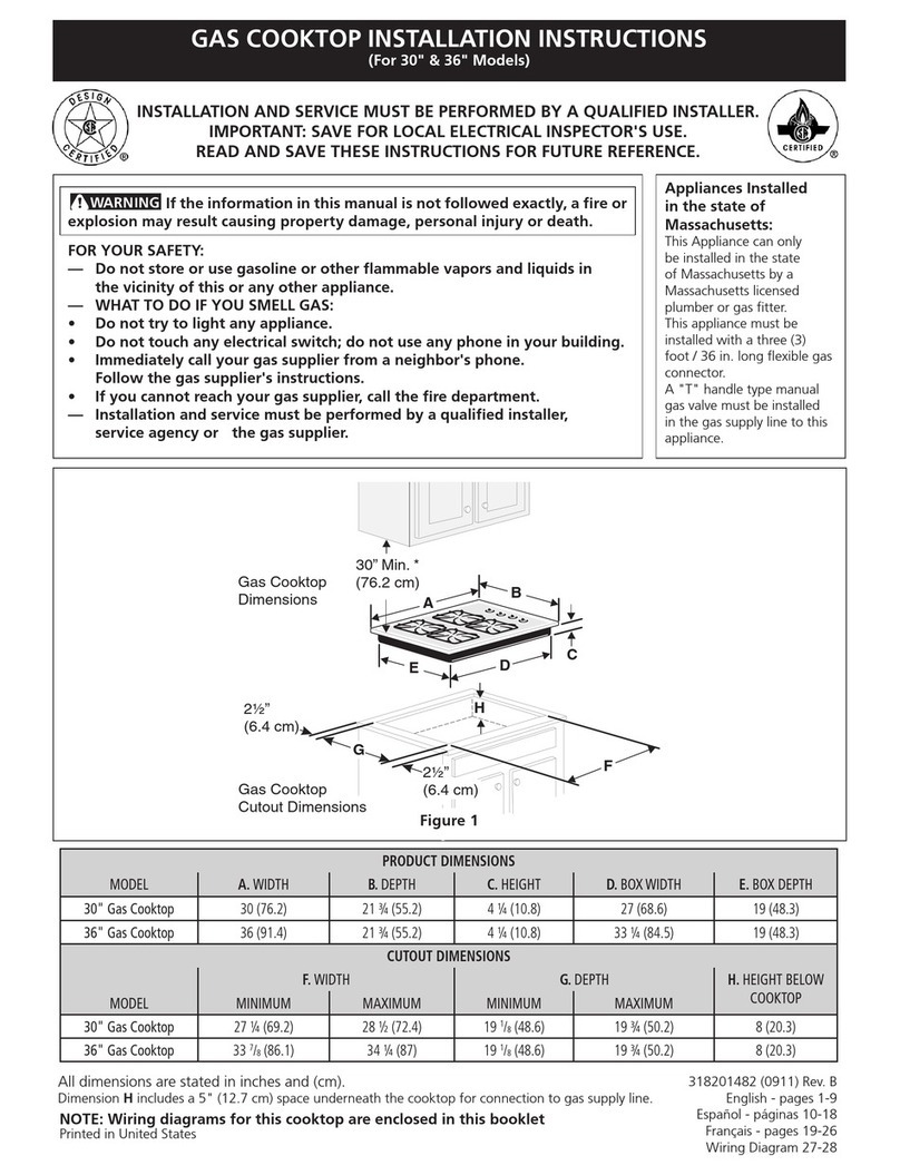 Frigidaire Gallery FGGC3045K S User manual