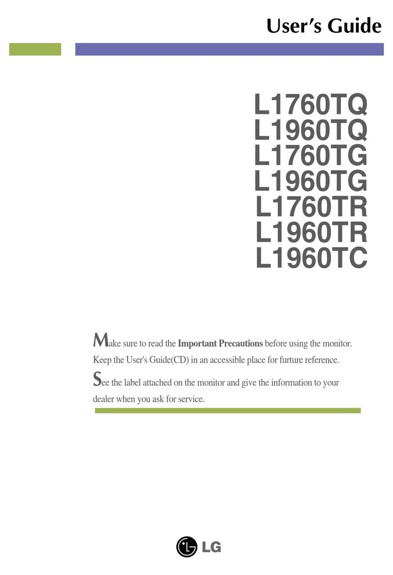 LG L1760TQ-BF User manual