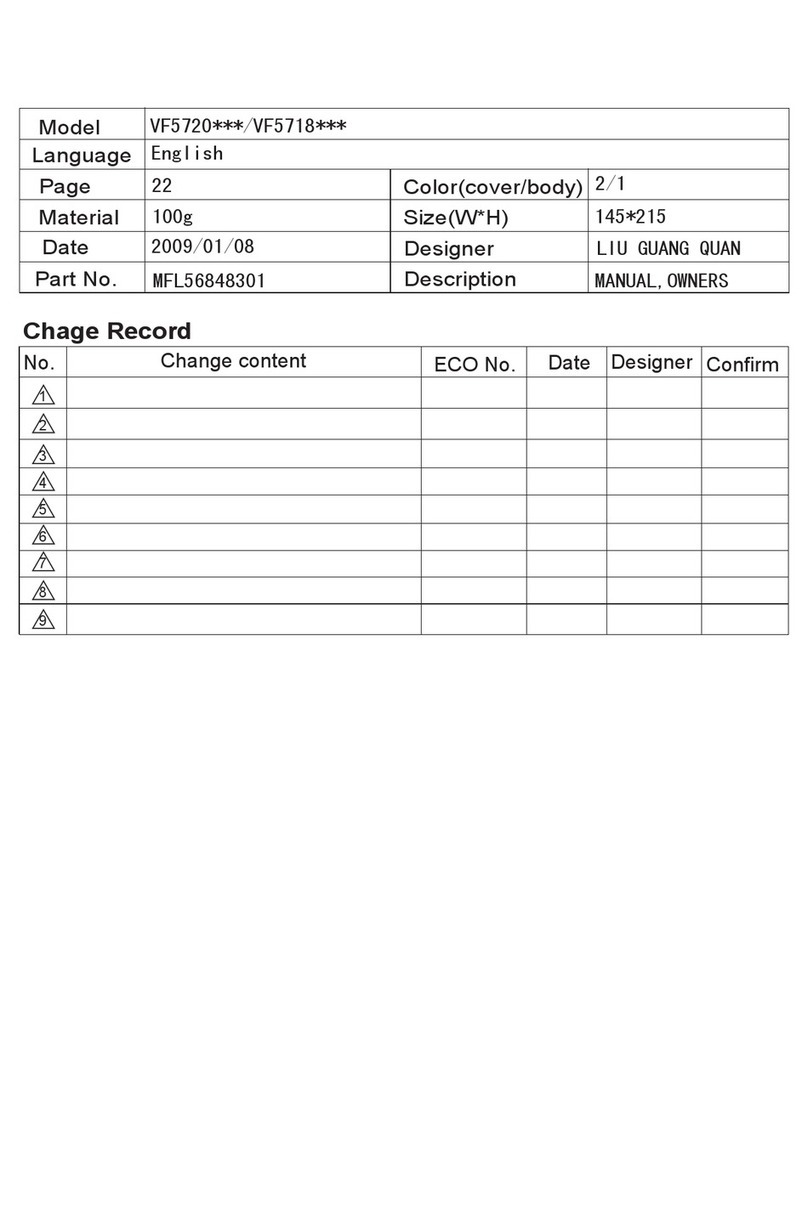 LG VF5718CNB owner's manual