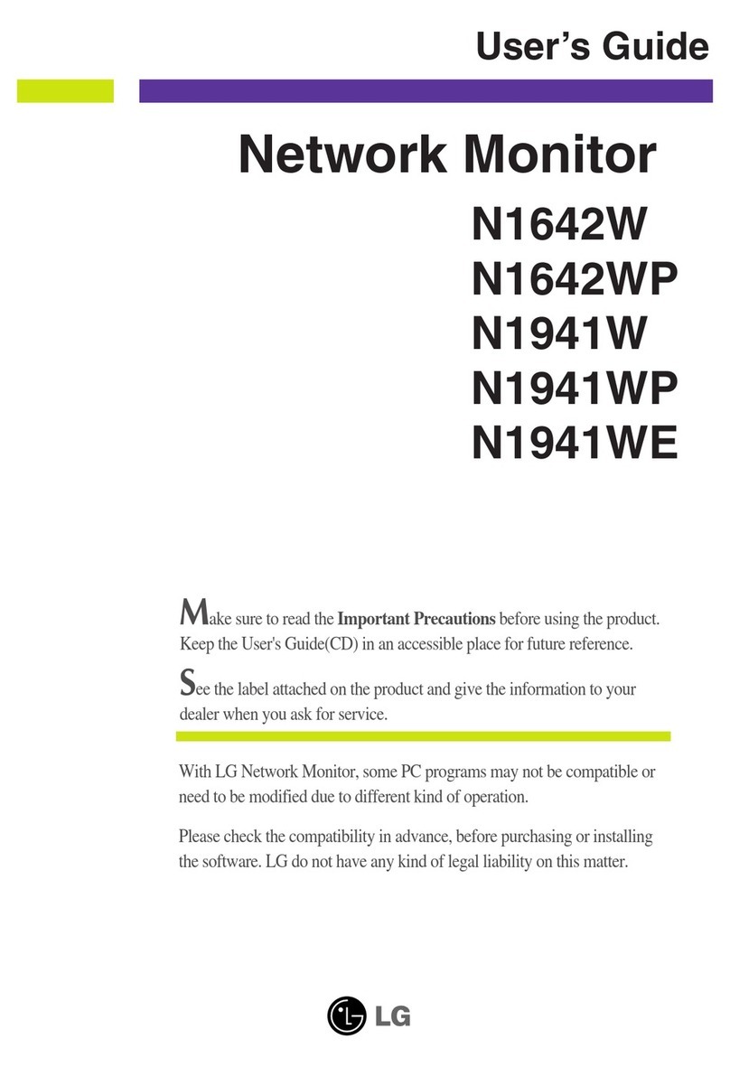 LG Flatron N1941W User manual