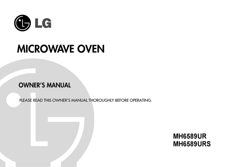 LG MH6589UR User manual