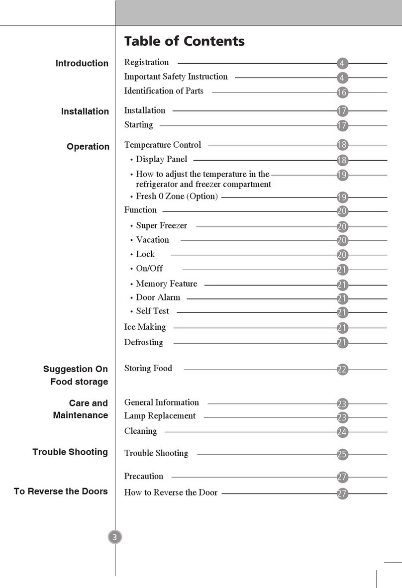 LG GB5135SWCW User manual