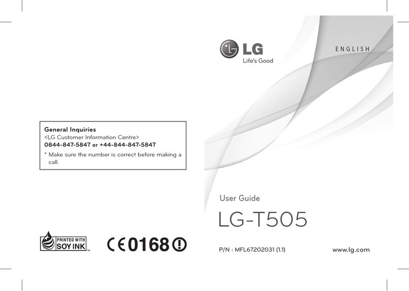 LG LGT505GO User manual
