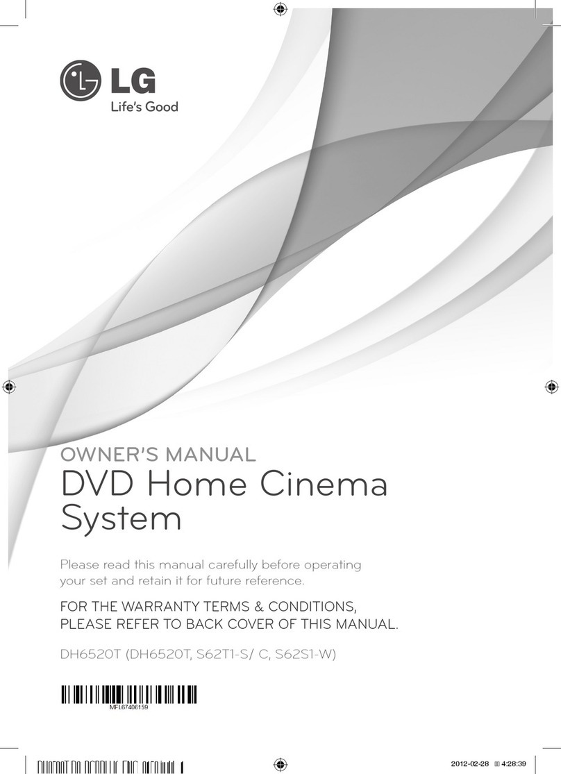 LG DH6520T User manual