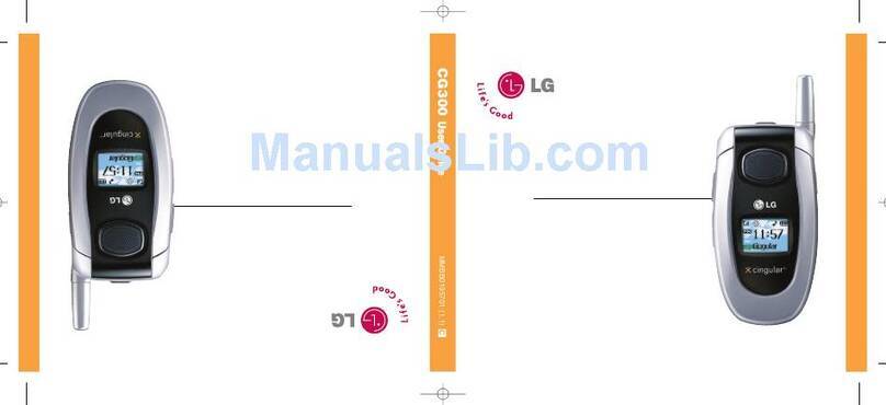 LG CG300 -  Cell Phone User manual