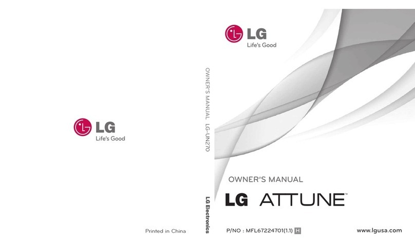 LG UN270 User manual