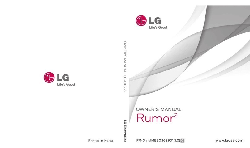 LG LGLX265 User manual