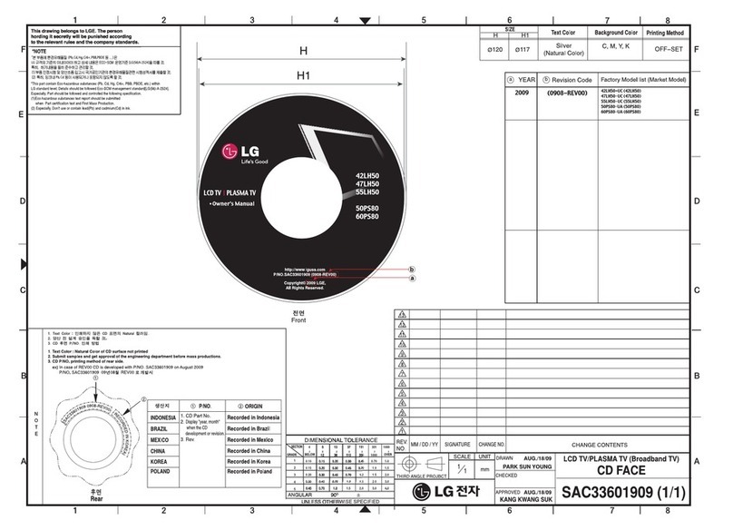 LG 50PS80 Series owner's manual