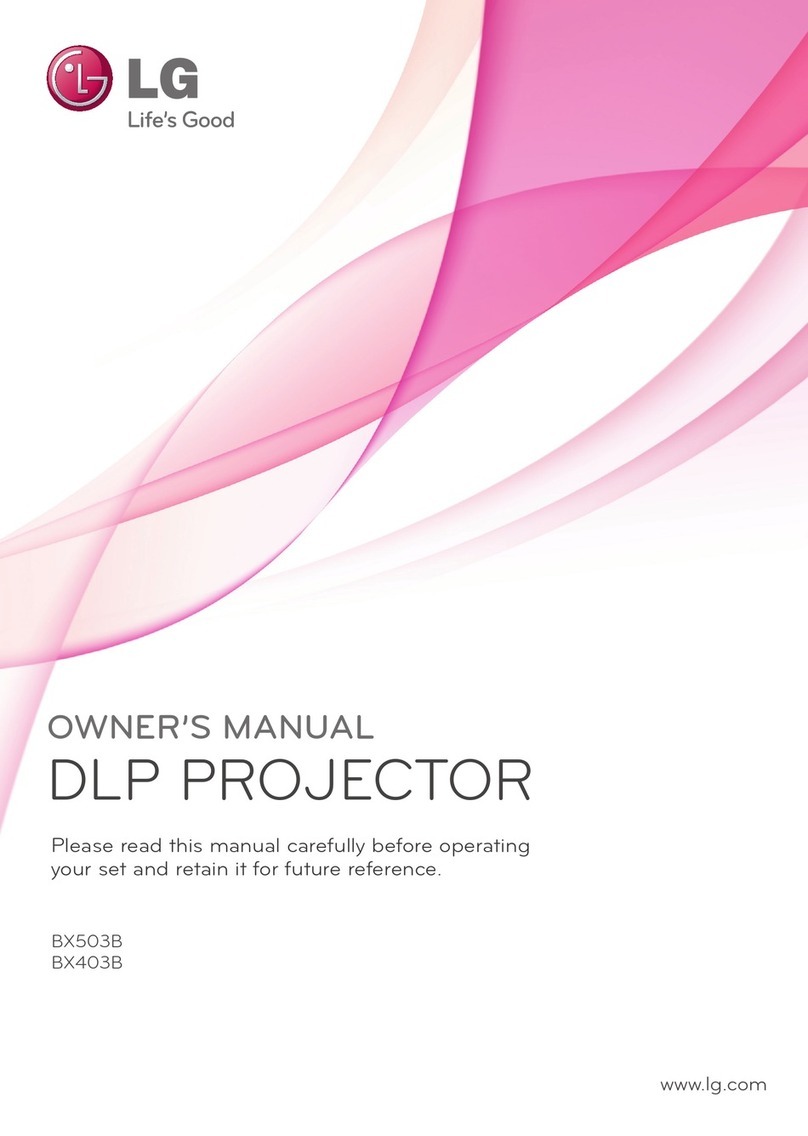 LG BX403B User manual