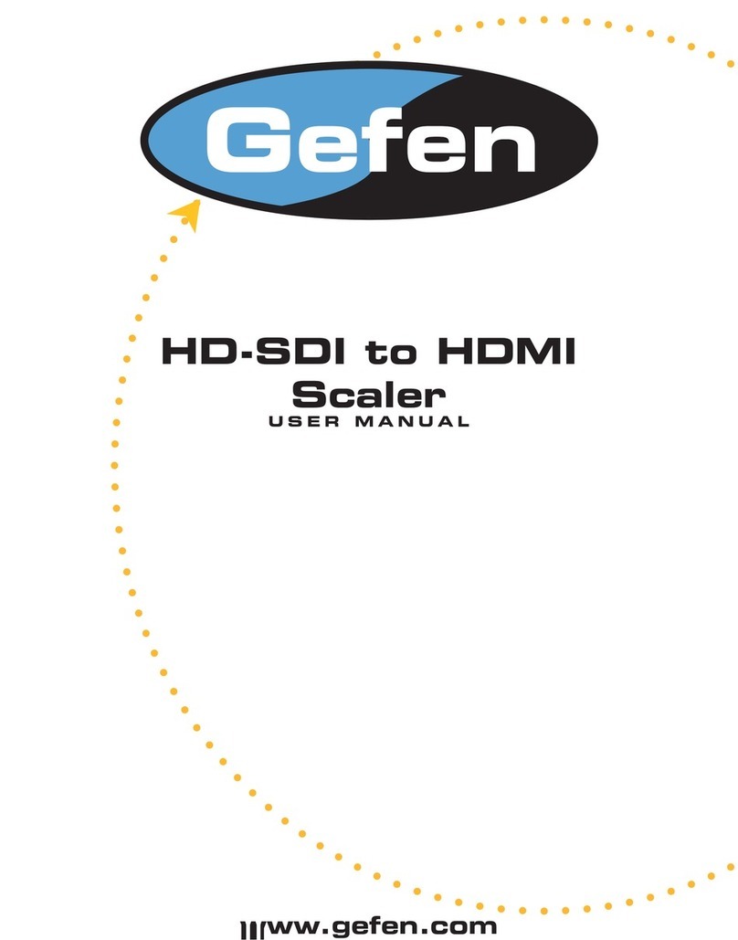 Gefen HDSDI-2-HDMIS user manual