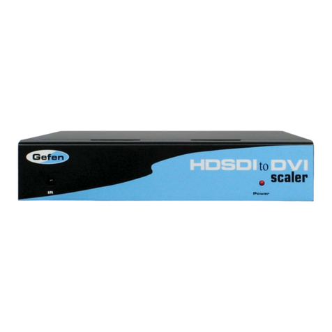 Gefen HDSDI-2-DVISSL user manual Gefen HDSDI-2-DVISSL user manual
