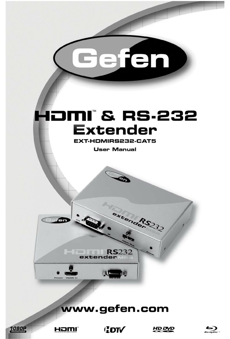 Gefen HDMIRS232-CAT5 User manual