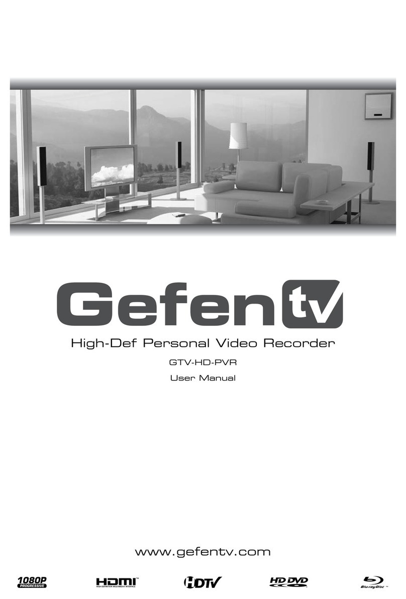 Gefen HD-PVR User manual
