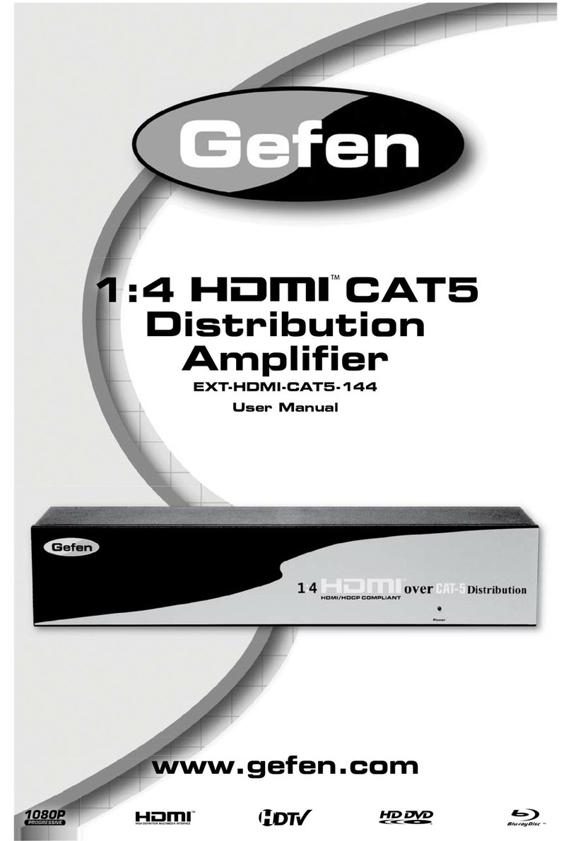 Gefen HDMI-CAT5-144 User manual