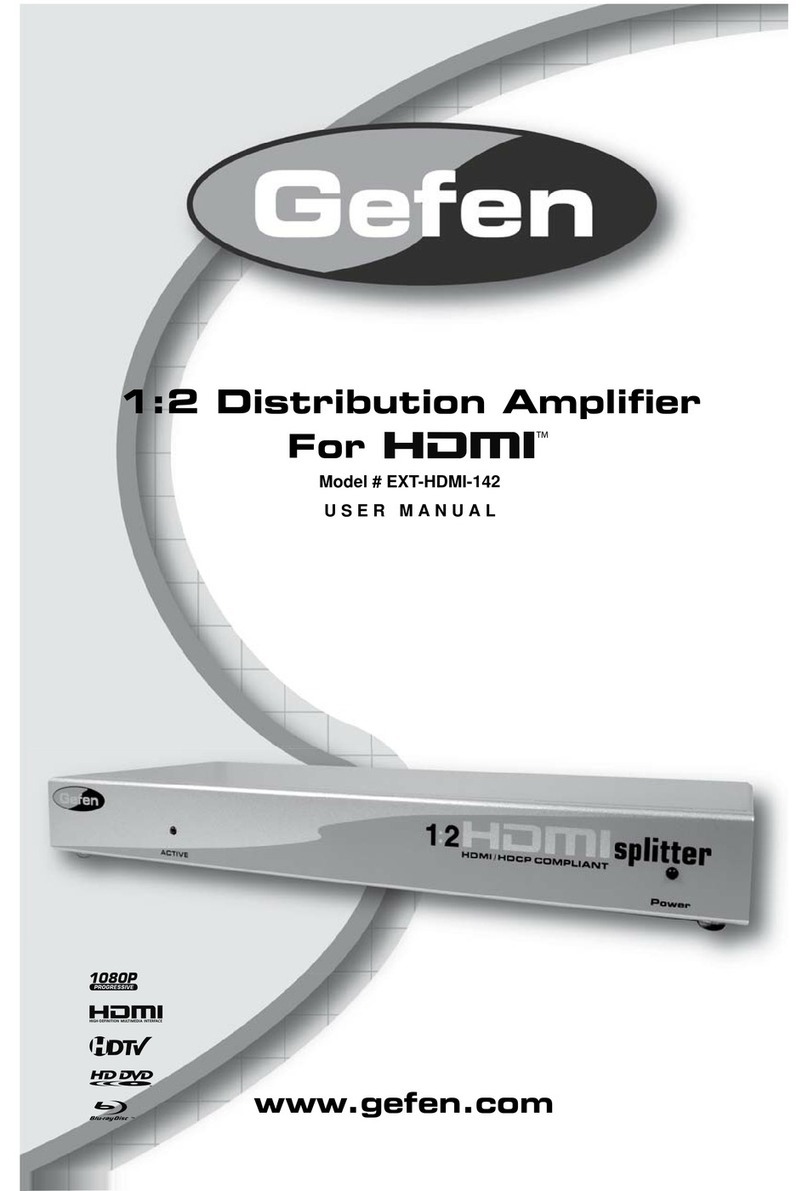 Gefen HDMI-142 User manual