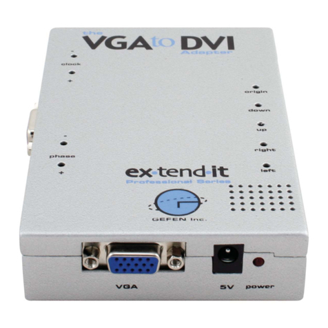 Gefen VGA-2-DVI User manual